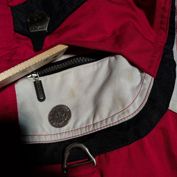 Vintage Spyder Jacket Mens Size L Red Ski Winter Pockets Outdoor Pockets Winter - Picture 3 of 16